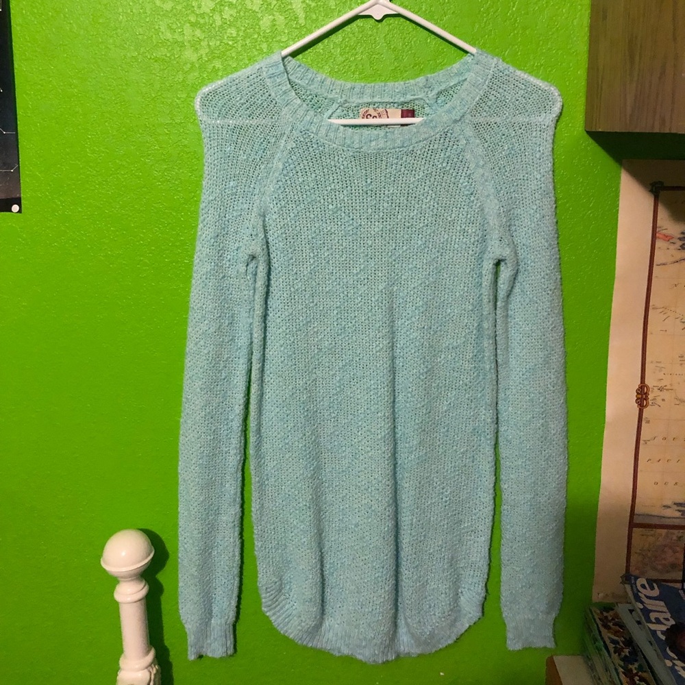 Baby blue sweater
